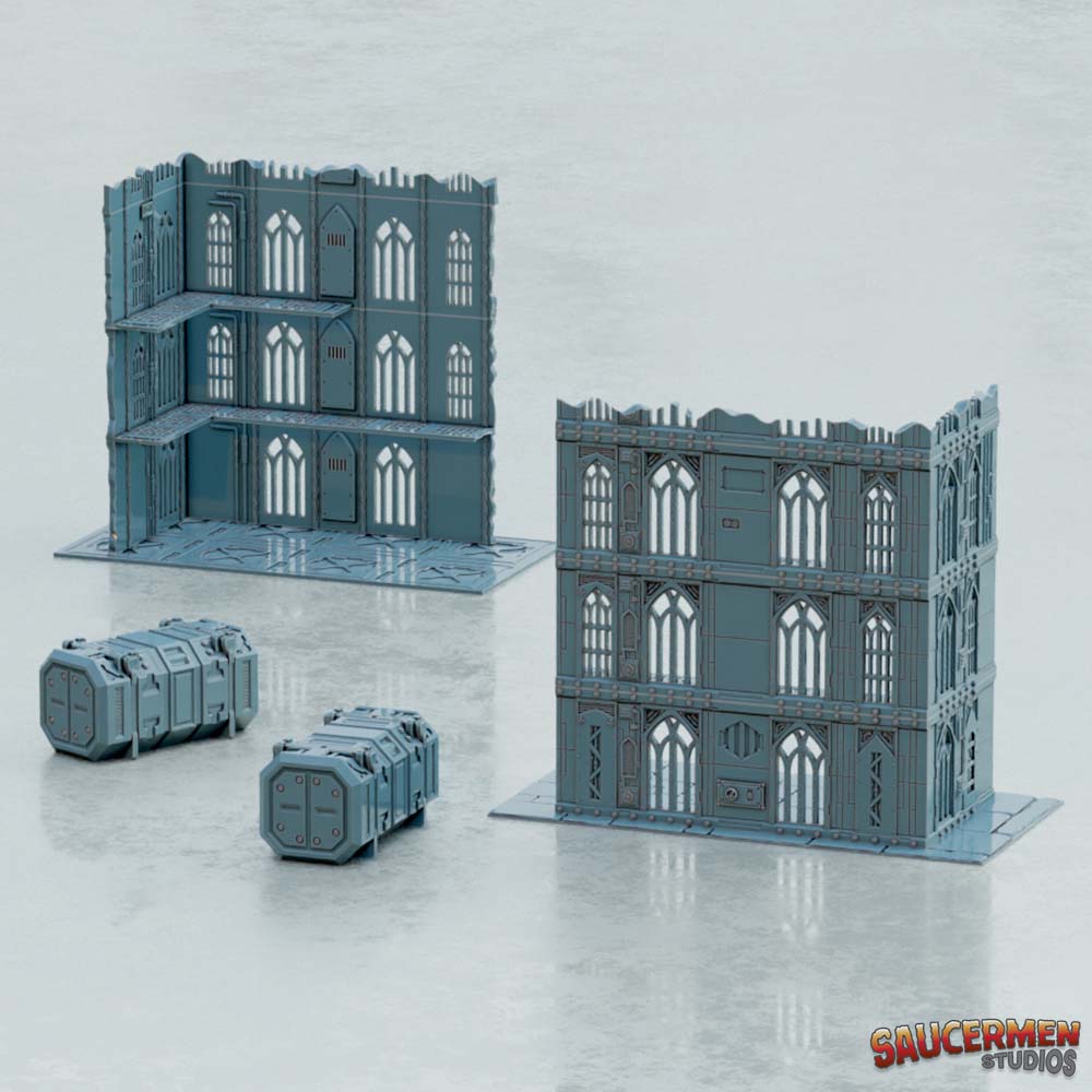 40K Tournament Terrain - Gothic Ruins & Buildings